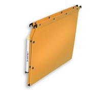 Elba Ultimate PP Lot de 10 Dossiers suspendus en Polypro Opaque pour Armoire Fond 15mm Jaune