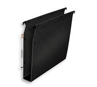 Boite de 10 dossier suspendu armoire Elba PP Ultimate A4 fond 50mm capacité 550 feuilles couverture polypro noir