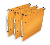 Elba Ultimate PP Lot de 10 Dossiers Suspendus pour Armoire Fond en V Polypropylène Opaque Jaune