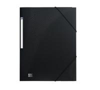 Elba Urban Calefeuille Urban en plastique DIN A4 opaque rouge avec 2 élastiques Binder Folder Porte-documents idéal pour le bureau et l'organisation mobile