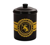 Elbenwald Boîte à Biscuits Harry Potter Hogwarts Alumni Hufflepuff - 2,5 x 21,5 x 12,5 cm - avec Motif du Blason de Poufsouffle en Céramique