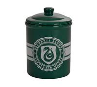 Elbenwald Boîte à Biscuits Harry Potter Hogwarts Alumni Slytherin - 2,5 x 21,5 x 12,5 cm - avec Motif du Blason de Serpentard en Céramique
