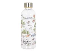 Elbenwald Gourde - Motifs Winnie l'ourson, Zelda, Kuromi, Wednesday et bien plus encore, 850 ml, en plastique transparent, sans BPA, 23 cm de haut (Winnie l'ourson - Friends)