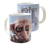 Elbenwald Harry Potter Cup avec Hauself Dobby All -Round Impression en design comique 320 ml de céramique blanc
