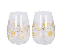 Elbenwald Lot de 2 verres, différents motifs, 510 ml (Pokemon - Pikachu)
