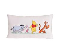 Elbenwald Popkultur - Lot de 4 coussins réversibles XL 56 30 cm avec broderie, Pokémon et bien plus encore - Parfaits pour le canapé (Winnie l'ourson)