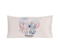 Elbenwald Popkultur - Lot de 4 coussins réversibles XL - 56 - 30 cm - Avec broderie, Pokémon et plus - Parfaits pour le canapé (Lilo et Stitch)