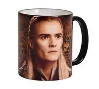 Elbenwald Seigneur des Anneaux plateau 20 annees collection Jubilé de Legolas Wraparound et le film Logo 320 ml en céramique