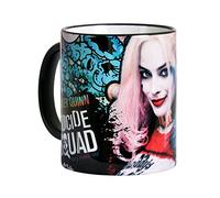 ELBENWALD SUICIDE SQUAD CUAD COUPE HARLEY QUINN JEILLE FILLE TOUCHE PRINT IMPRESSION 320ML Céramique Bleu