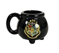 Elbenwald tasse en design 3D pour les fans de Harry Potter - design chaudron - 13 x 10 x 10 cm - 475 ml - céramique - noir