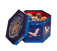 Elbenwald Wizarding World Boules de Noël 14 pièces dans Une boîte Cadeau décorative pour Les Fans de Harry Potter 5 Designs différents Plastique Multicolore