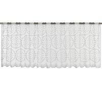 Elbersdrucke Circolo 00 198411 Rideau bistrot Blanc Transparent 45 x 160 cm Rideau Court pour fenêtre de Cuisine Brise-Vue 198411