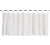 Elbersdrucke Rideau Brise-bise Semi-Transparent Effecto 00 Blanc 48 x 140 cm pour fenêtre de Cuisine Brise-Vue 196554