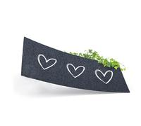 ElbFuchs® Tapis entrée intérieur 75x30 cm avec cœurs | Lavable en Machine, antidérapant, Absorbant, adapté sous Porte et Usage extérieur