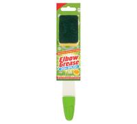 Elbow Grease Brosse à récurer - Remplissez, distribuez, remplacez | Élimine les taches tenaces - Parfait pour laver la vaisselle et les couverts | Éponges liquides pour vaisselle (1 brosse à vaisselle