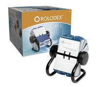Eldon/Mca S0793780 Rolodex Fichier rotatif en polystyrène pour cartes de visite Noir