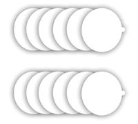 Eldtec Lot de 20 recharges pour panneaux de colle pour piège à mouches 11 cm - Attrape les moustiques, les puces et les mouches - Compatible avec Katchy et d'autres modèles - Contrôle des insectes en