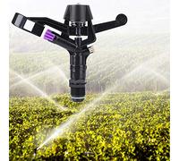 Eleage Arroseur à Buse Réglable de 3/4 Pouces avec Rotation à 360 Degrés pour Outil D'arrosage de Pelouse et de Jardin