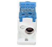 Eleage Boîte de Distribution de Bornes 690V 160A, Boîte de Jonction de Puissance Robuste pour Travaux électriques, Ignifuge PA66, Taille Compacte (Bleue)