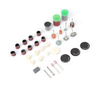 Eleage Ensemble D'accessoires pour Outils Rotatifs de 105 Pièces pour le Polissage, le Meulage et le Perçage, Idéal pour les Amateurs de Bricolage, les Artisans et les Charpentiers, en Alliage et
