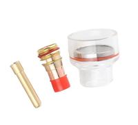 Eleage Kit de Torche de Soudage pour WP-17/18/26, Tasse en Verre Durable | Résistance aux hautes températures, corps de pince en cuivre, performances stables