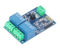 Eleage Module de Relais BT, Contrôle Intelligent à 2 Canaux pour la Domotique, Télécommande avec Application DC5V