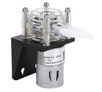 Eleage Pompe Péristaltique à Grand Débit, Pompe Doseuse Durable et Résistante à la Corrosion pour L'aquaculture avec Tube de qualité Alimentaire 500 Ml/min (24V)