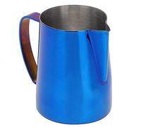 Eleage Tasse à Mousse de Lait de 600ml, Pichet à café élégant en Acier Inoxydable pour Latte Art, Idéal pour une Utilisation au Café (Bleue)