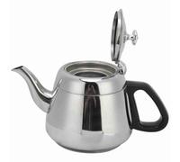 Eleage Théière en Acier Inoxydable, Bouilloire à Eau Chaude 1,5 L/2 L | Matériau de qualité alimentaire, Poignée ergonomique, Facile à nettoyer, Design minimaliste