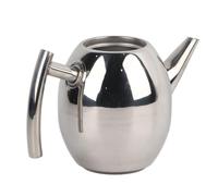 Eleage Théière en Acier Inoxydable de Grande capacité, Cafetière avec Filtre (1L/1000ml)