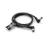 Elecbee Câble de capteur M8 8 broches en PVC - Code A - Fiche mâle à 90 degrés - Câble Crodset IP67 - Étanche - Connecteur rond industriel pour l'extérieur - 1 m AWG26