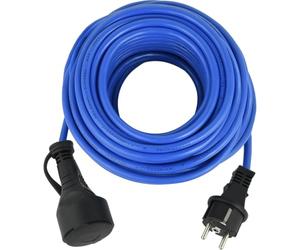Electraline 01681 Rallonge Prolongateur électrique 5M Outdoor Profesionnelle IP44, Câble spécial AT-N05V3V3-F 3G1.5, utilisable jusqu'à -35 °C, résistant aux UV, huiles et températures ectrêmes