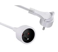 Electraline 101461 Rallonge Prolongateur électrique 3 m fiche extra plate 16A - section 3G1,5 mm²