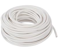 Electraline 11185 Couronne de Cable H03 VV-F 2X0,75 20M Blanc
