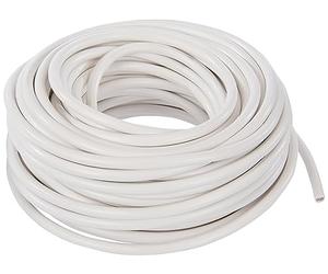 Electraline 11185 Couronne de Cable H03 VV-F 2X0,75 20M Blanc