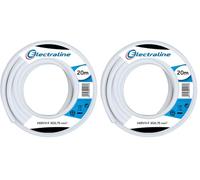 Electraline 11665 Couronne de Cable H05 VV-F 3G0,75 20M Blanc (Lot de 2)