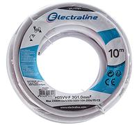 Electraline 11721 Couronne de Cable H05 VV-F 3G1 10M Blanc
