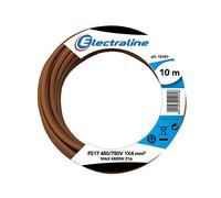 Electraline 13221 Câble unipolaire FS17, Section 1 x 4 mm², Marron, 10 m