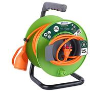 Enrouleur Jardin 25m Rallonge électrique Pratique Pour Extérieur - Electraline