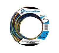 Electraline 25139, Câble H07V-K, Section 3x1x1,5 mm, 10m, multicolore