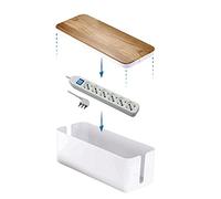 Electraline 300177 Boîte Organisateur Câbles avec multiprise 6 places polyvalents schuko + 10/16 A ? Câble 1,5 m