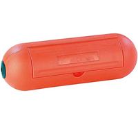Electraline 360000000 Boîtier de Protection pour Fiches et Connexions de jardin IP44, Orange