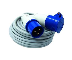 Electraline 461470 ip44-cable Extension industrielle fror 3g1,5 10 m m le/femelle iec 220 v 2p t