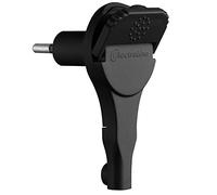 Electraline 520201 Fiche male 2P 6A extra plate Noir