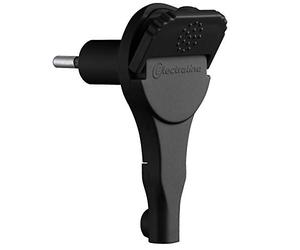 Electraline 520201 Fiche male 2P 6A extra plate Noir