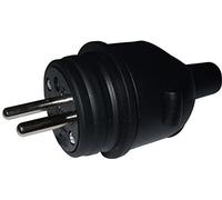 Electraline Fiche mâle caoutchouc 16A/250V 2P+T