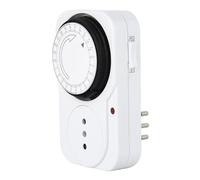 Electraline 58100 minuteur programmable pour Chaque Jour, 10 a, Noir/Blanc