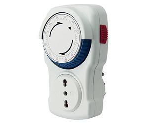 Electraline 58108 réglage de compte à rebours jusqu'à 60 minutes, blanc