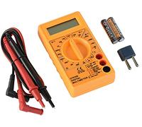 Multimètre digital électronique avec CDV-CAV-CDA-OHM piles orange