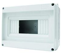 Electraline 60434 Coffret Mural sans Porte, 8 modules, Blanc